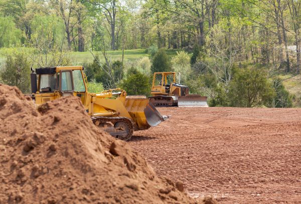 Bulldozer Land Clearing in Merritt Island